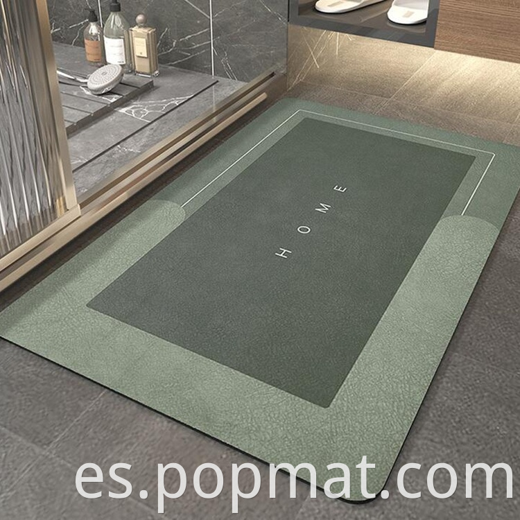 Alfombra de piso de absorción de agua Matina de puertas de sublimación de goma natural ecológica